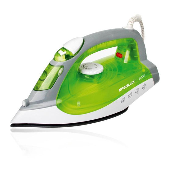 Ergolux ELX-SI02-C34 Electric Steam Iron Manuals