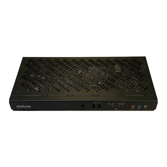 Matrox Extio Series User Manual