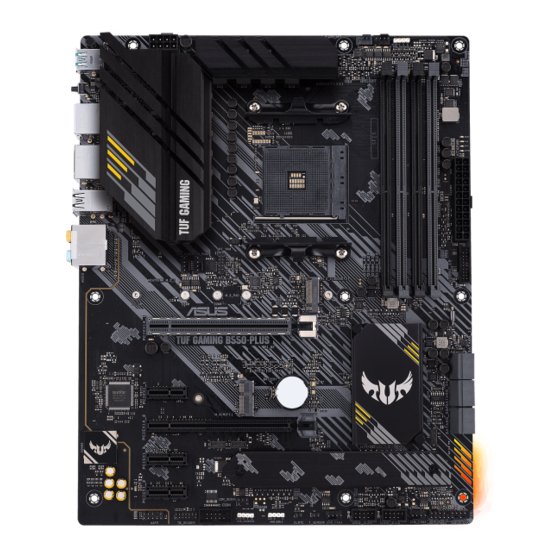 Asus TUF GAMING B550-PLUS Quick Start Manual