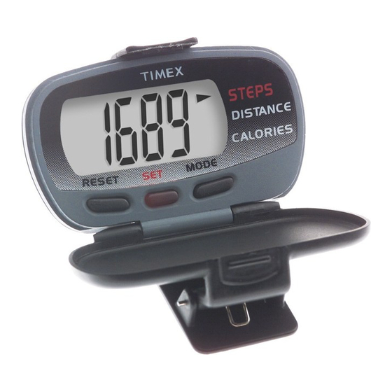 Timex W-180 US Quick Start Manual