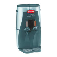 Cornelius Lipton Brewed Iced Tea Double Valve Dispenser Installation & Service Manual