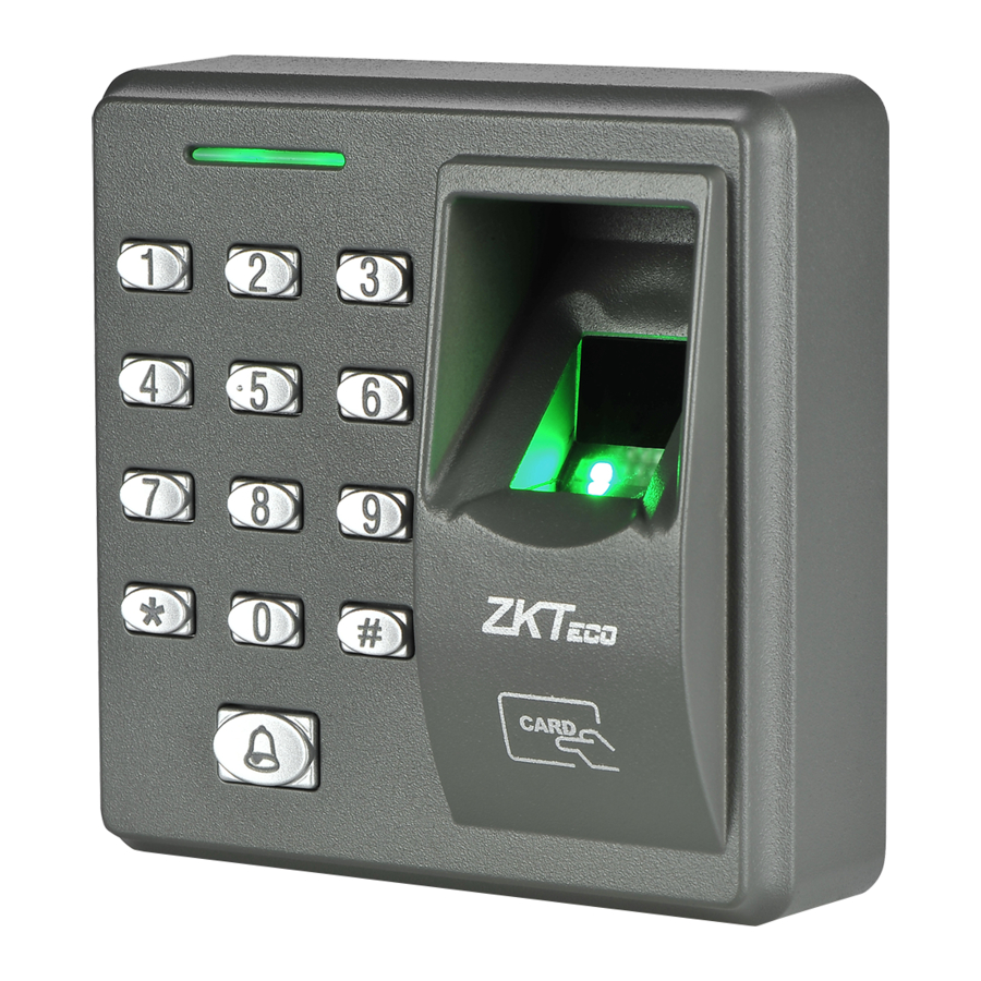 ZKTeco X7 System User Manual