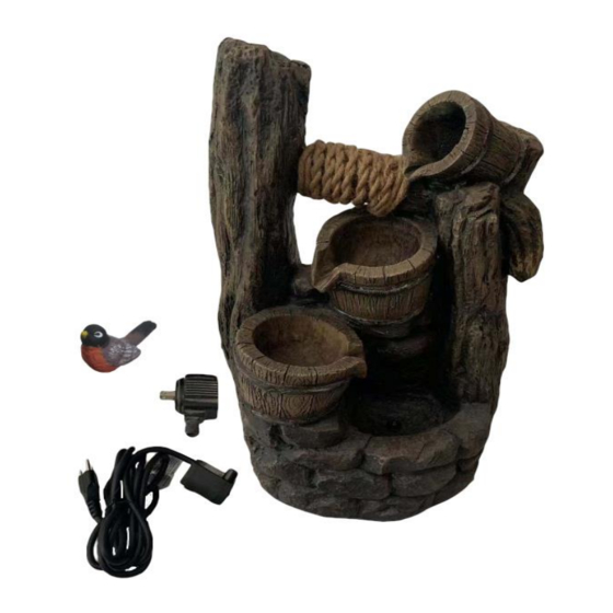 Angelo Decor Rocky Well Quick Start Manual