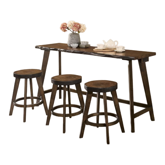Furniture of America CM3129PT-4PK Assembly Instructions Manual