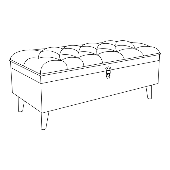 Safavieh Furniture Liam Tufted Cocktail OTT6400 Manual