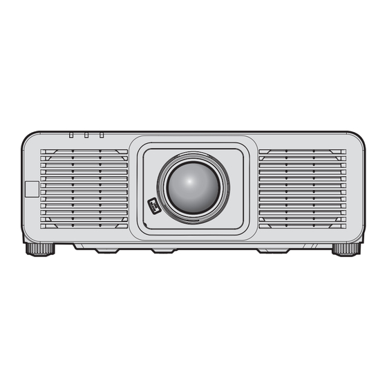 Panasonic PT-RQ7 Series Operating Instructions Manual