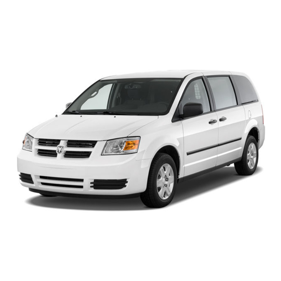 Chrysler Grand Caravan Warranty Information Booklet