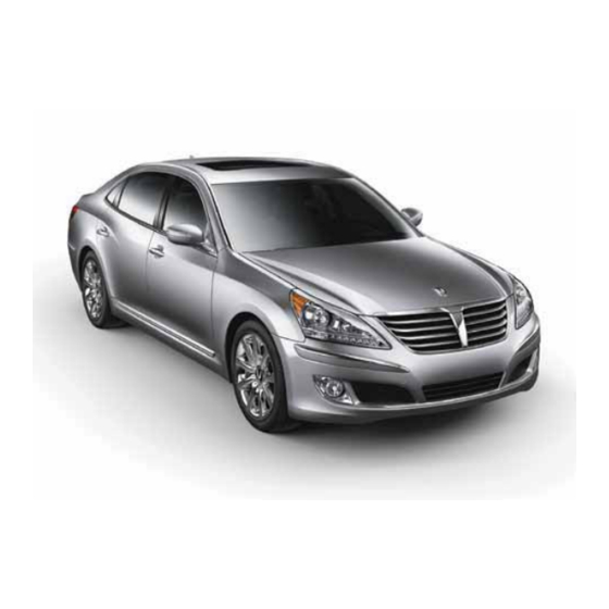 Hyundai 2011 EQUUS Quick Reference Manual