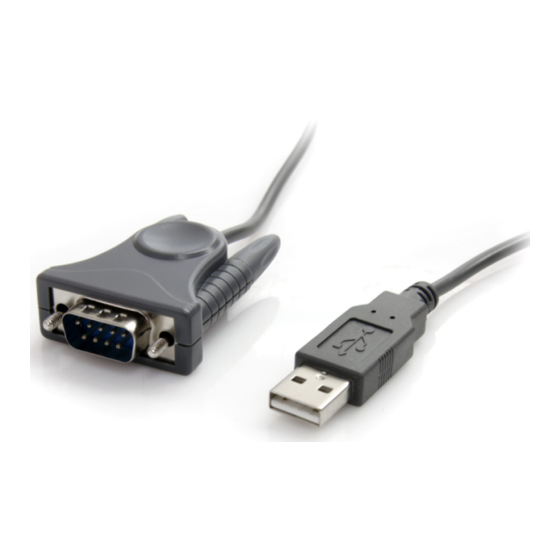 StarTech.com ICUSB232DB25 Instruction Manual