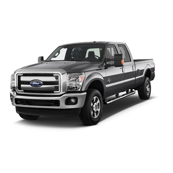 Ford 2016 SUPER DUTY Owner's Manual