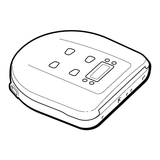 Sony D-E500 Operating Instructions