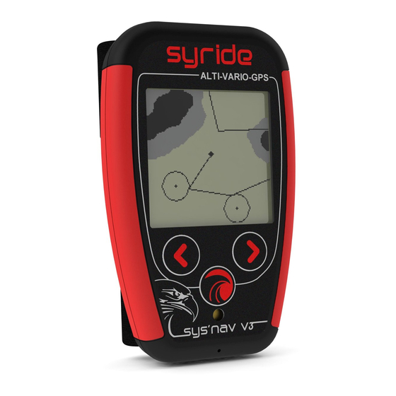 Syride SYS'Nav User Manual
