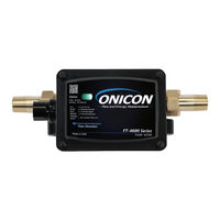 Onicon FT-4600 Installation And Operation Manual