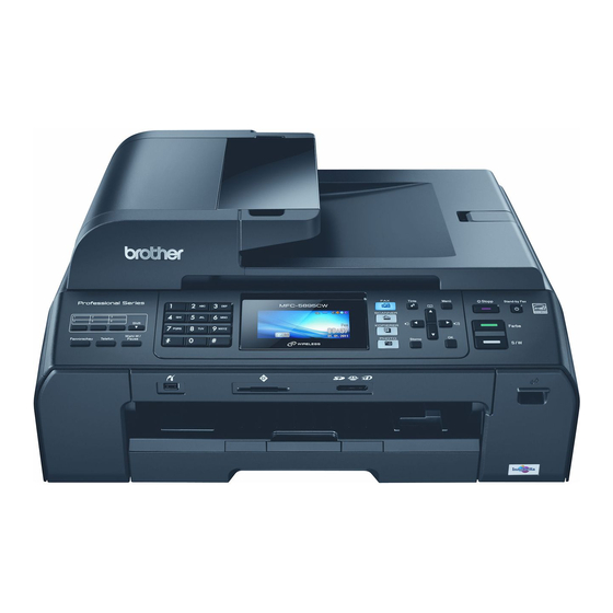 Brother MFC-5895CW Quick Setup Manual