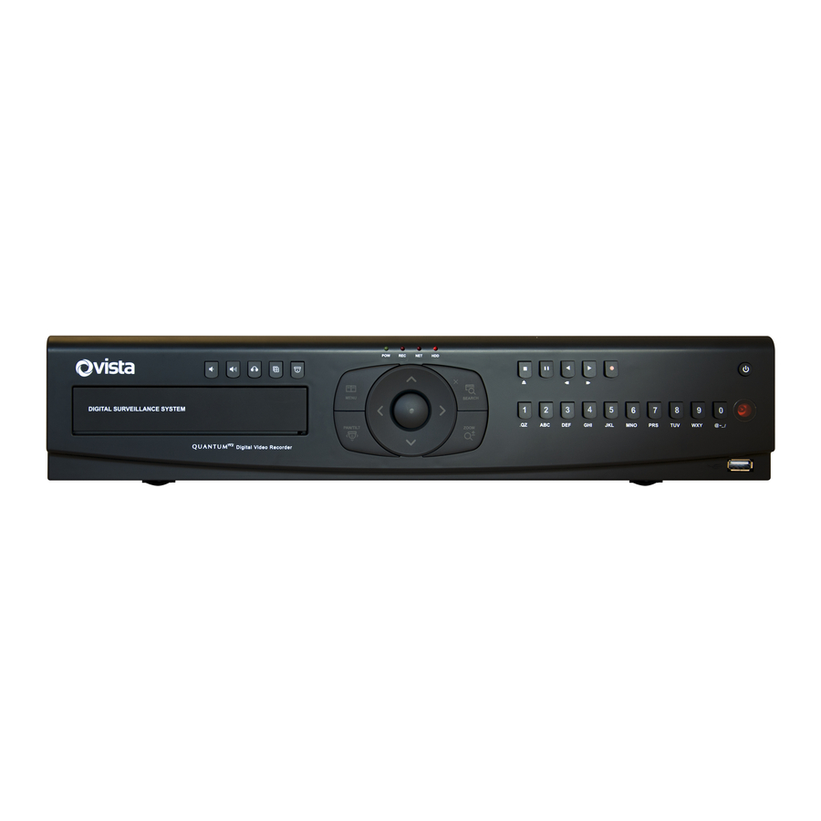 Vista Quantum Plus Installation And User Manual