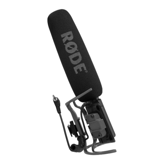 RODE Microphones VideoMic Instruction Manual