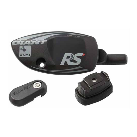 Giant RIDESENSE User Manual