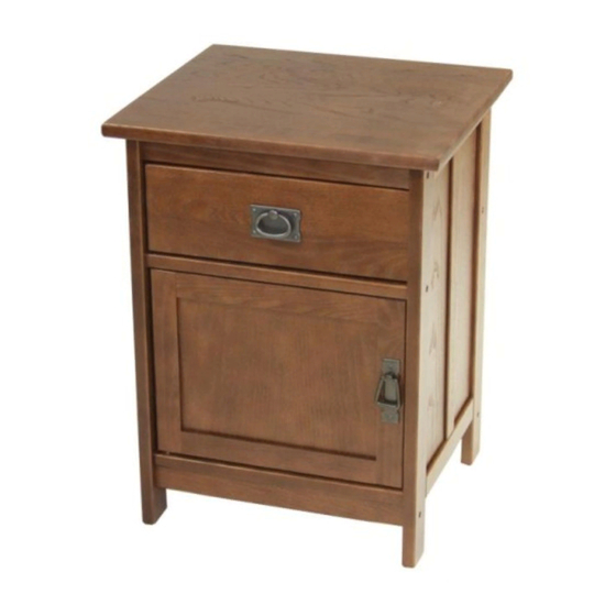 L.L.Bean HOME Mission Cabinet Small Quick Start Manual