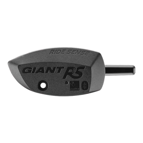 Giant RideSense Manual