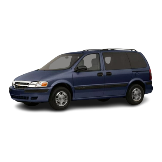 Chevrolet 2003 Venture Owner's Manual