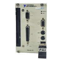 National Instruments PXI-8150B Note To Users