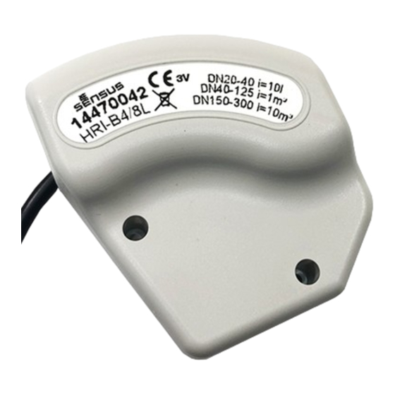 Sensus HRI PulseUnit Installation And Operating Instructions