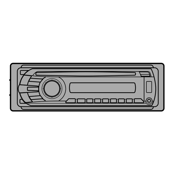 Sony Xplod CDX-GT530UI Installation/Connections