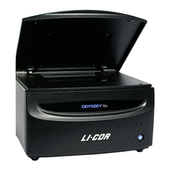 LI-COR Odyssey CLx 9140 Manuals