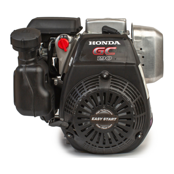 Honda GC190 Owner's Manual