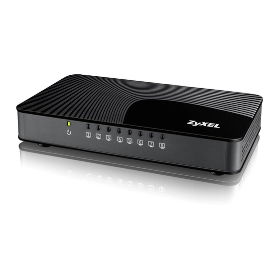ZyXEL Communications GS-105S Quick Start Manual