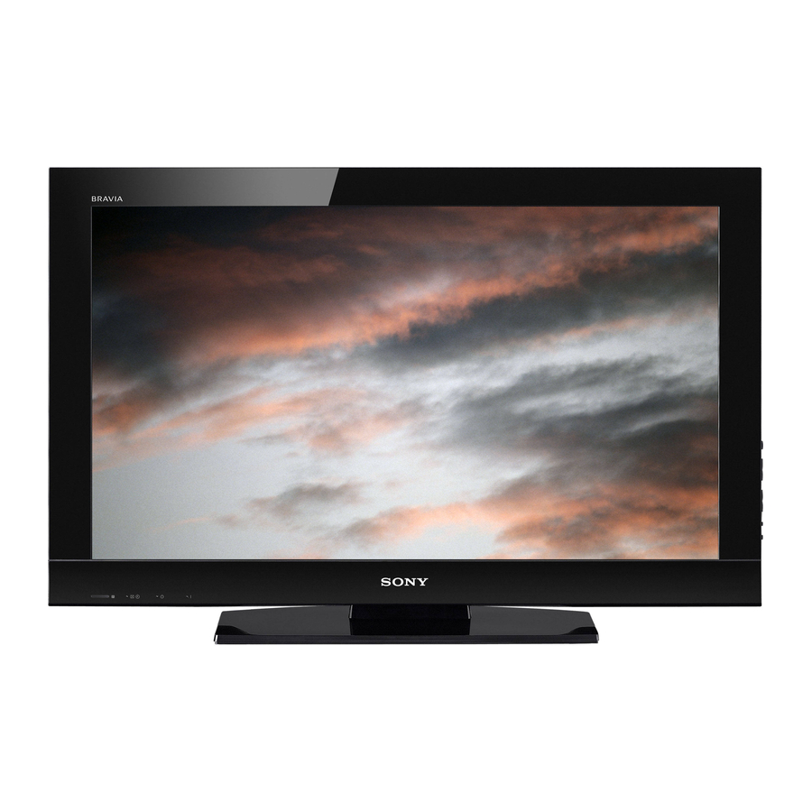 Sony KDL-22BX300 - Bravia Bx Series Lcd Television Manuals