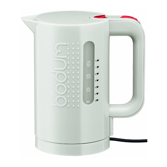 Bodum BISTRO 11452 Instructions For Use Manual