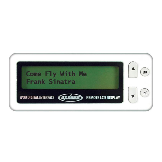 Metra Electronics XIA-LCD Installation Instructions