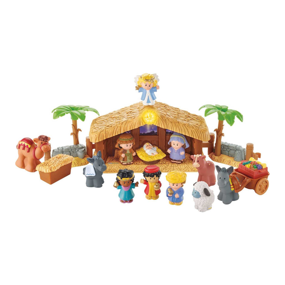 Fisher-Price Little People Deluxe Christmas Story Instruction Sheet