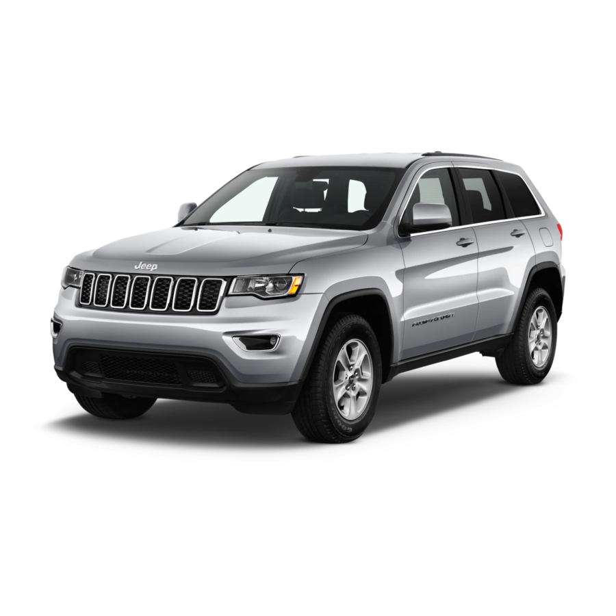 Jeep Grand Cherokee 2018 Quick Reference Manual