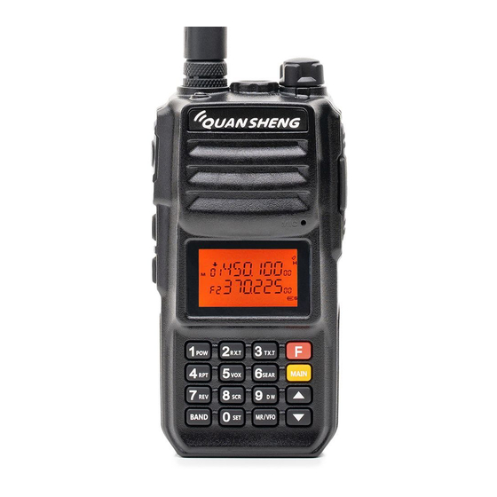 QUAN SHENG TG-UV2PLUS User Manual