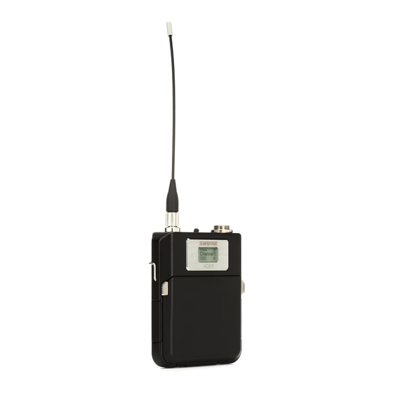 Shure ADX1 User Manual