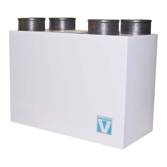 Vectaire WHHR125DC Installation, Operating And Maintenance Instructions