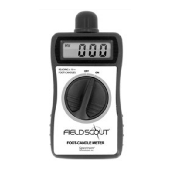 Spectrum Technologies Lightscout 3413F Product Manual
