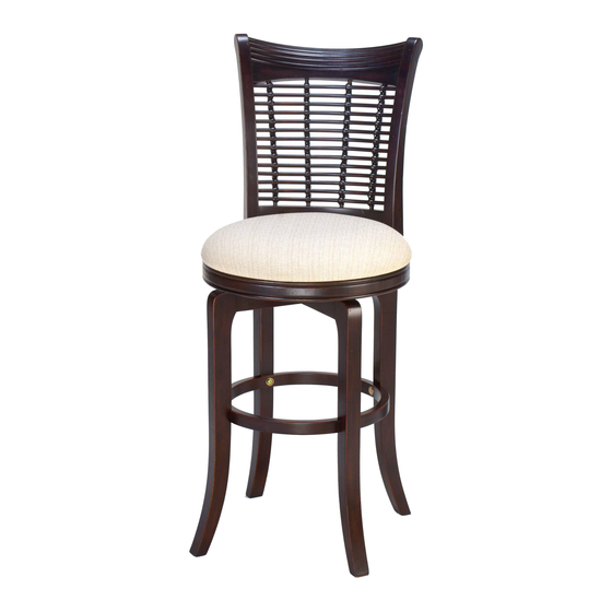 Hillsdale Furniture BAYBERRY SWIVEL STOOL 4783-826 Assembly Manual