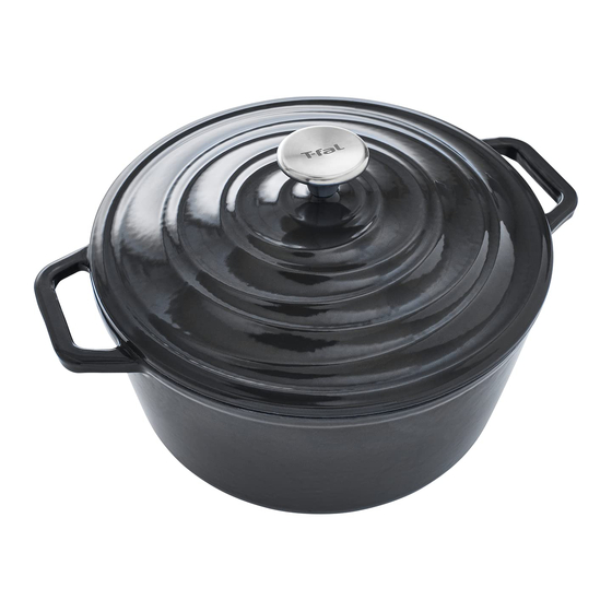 T-Fal Cast Iron Use & Care Instructions