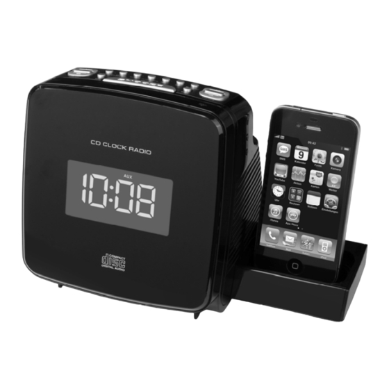 User Manuals: SOUNDMASTER URD810iPH Clock Radio Alarm