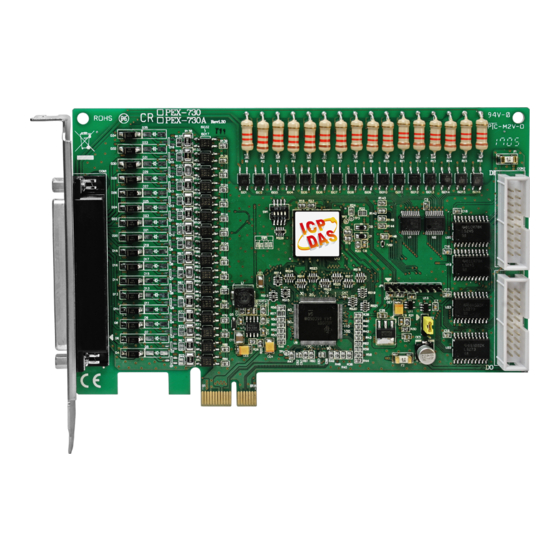 ICP DAS USA PISO-730A Series Quick Start Manual