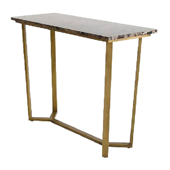 John Lewis EMPEROR CONSOLE TABLE MARBLE Quick Start Manual