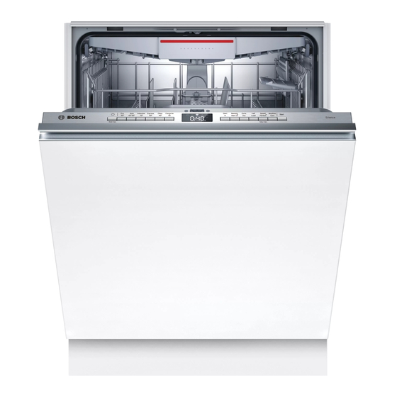 User Manuals: Bosch SMV4HVX38G Dishwasher