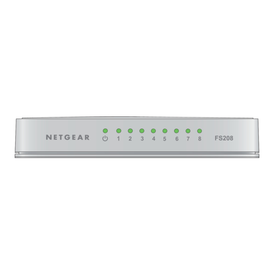 NETGEAR FS208 Manual