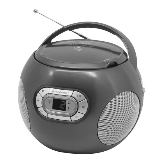 SOUNDMASTER SCD2120PI Manual