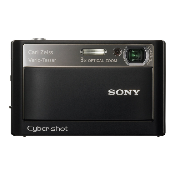 Sony Cyber-shot DSC-T20 Instruction Manual