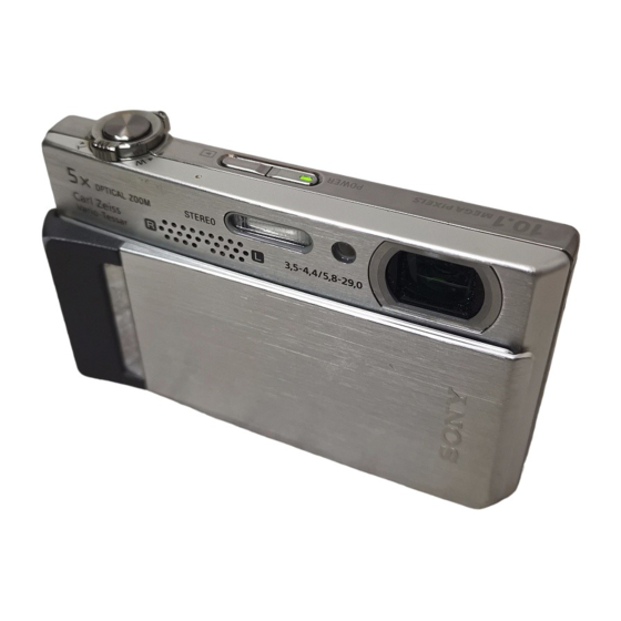 Sony Cyber-shot DSC-T20 Specification Sheet