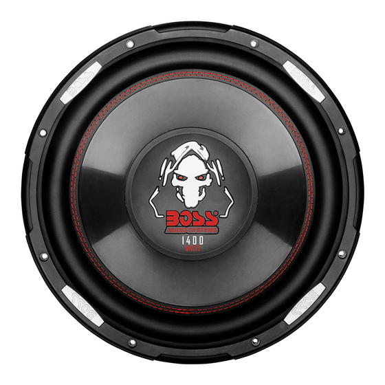 Boss Audio Systems P120F User Manual